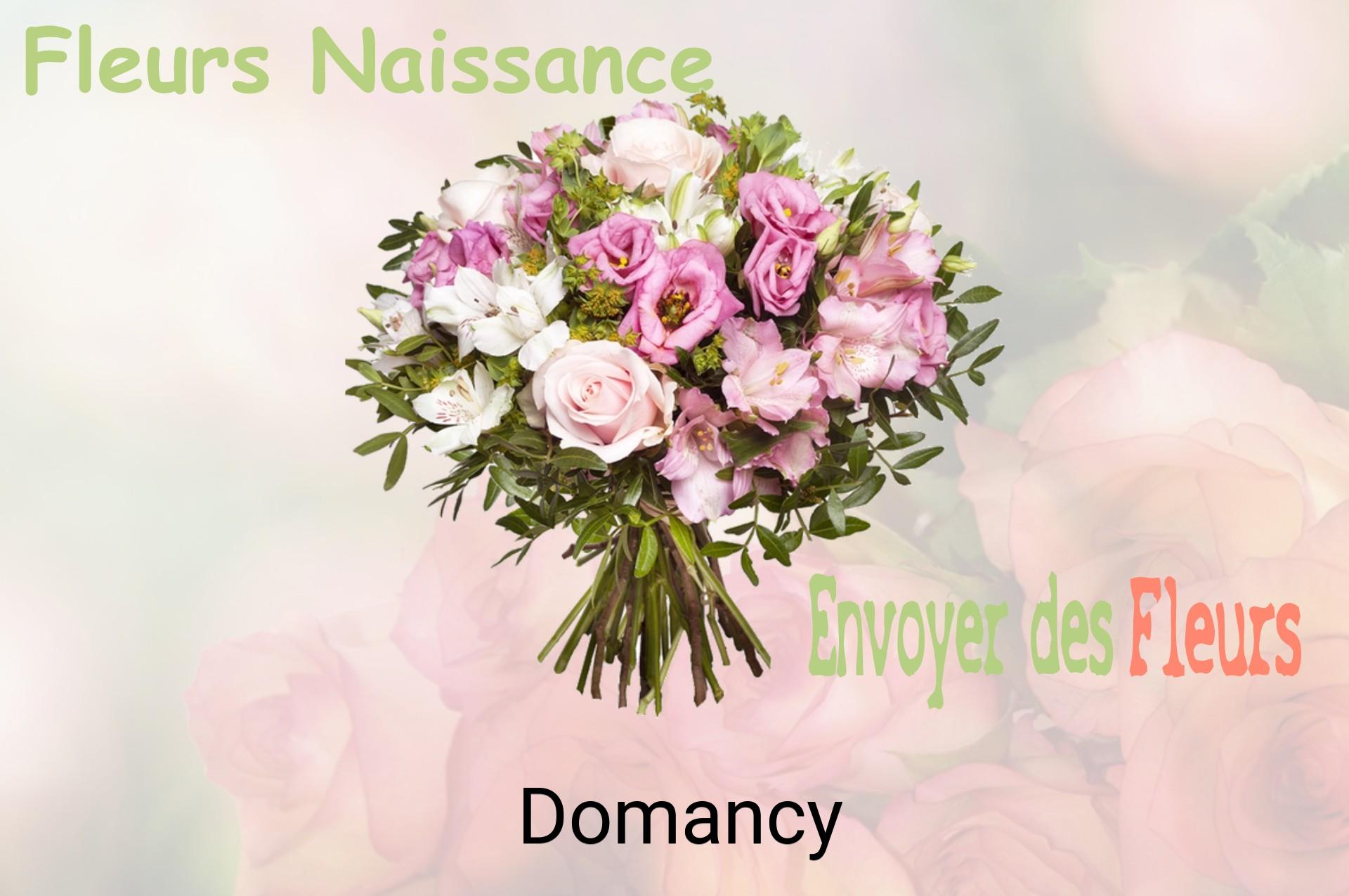 Bouquet de fleurs de naissance livré à Domancy